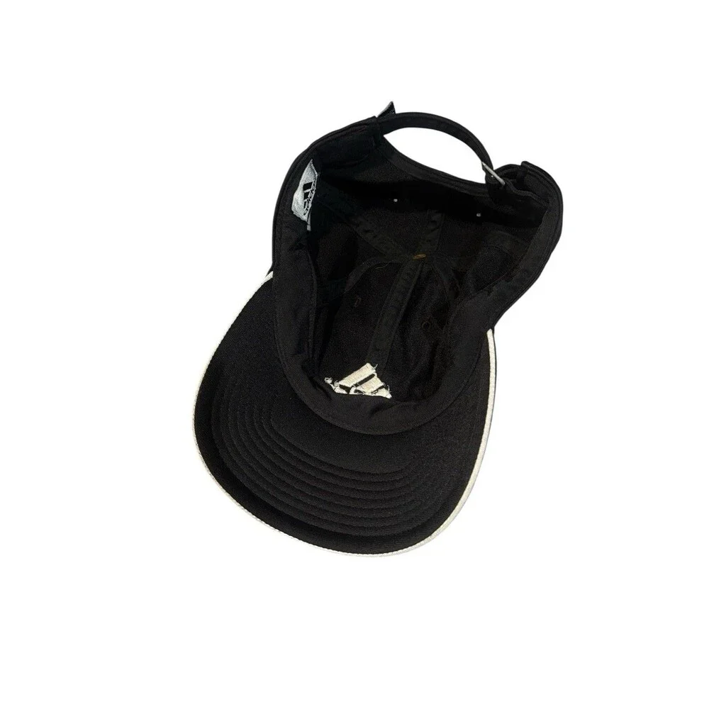 Adidas Slideback Black Hat OSFA Embroidered Adjustable